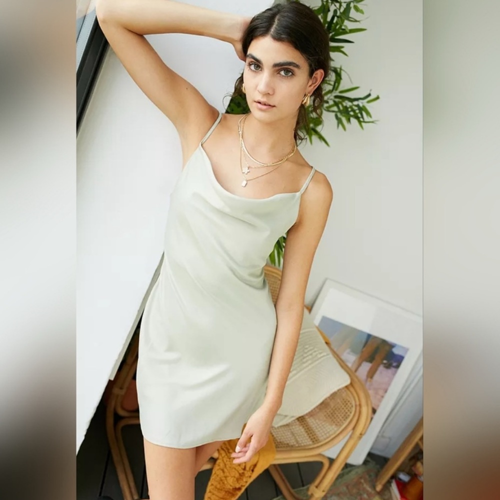 Urban Outfitters Cream Mini Dress